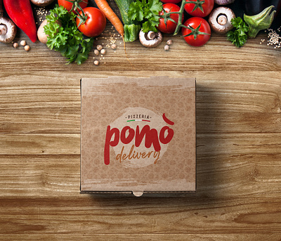 Pizza Packaging Design adobe box design food mockup pack packaging photoshop pizza