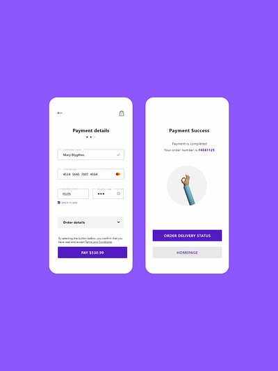 Payment UI - Light Mode adobe xd design uiux mobile design mobile ui payment payment app payment form