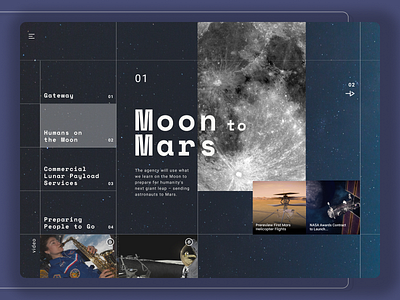 nasa website nasa space ui design webdesign website website design