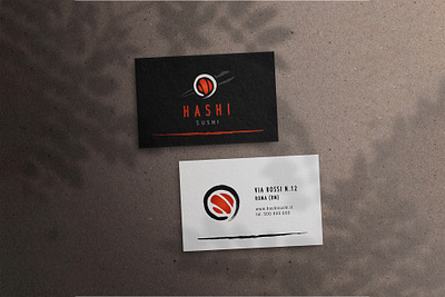 Sushi Business Card adobe business card design food mockup photoshop restaurant