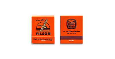 Filson Matchbook brand design branding designer freelance