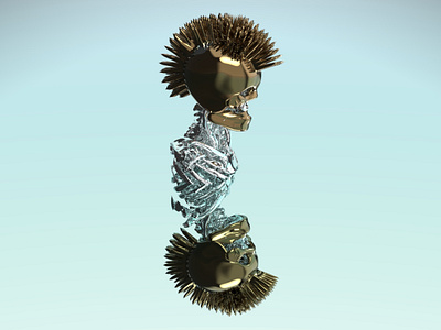 3D Slicer 3d art 3d artist 3d modeling bones chrome design gladiator gold helmet keyshot maya maya 3d mohawk prosthetics rock and roll silver skeleton skull