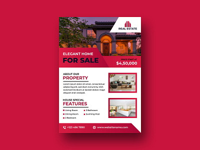 Real Estate Flyer Design Template business business flyer corporate flyer creative design flyer flyer design graphic design mordern real estate real estate agency real estate flyer real estate flyer template unique