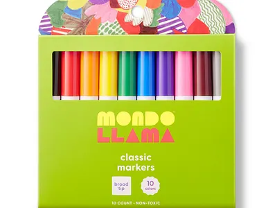 Mondo Llama art color illustration mondo llama packaging target