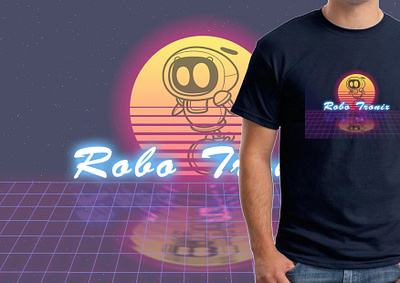 Robotronix Tshirt desin branding design graphic design illustration typography vector