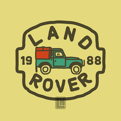 land rover 2 adventure adventure logo automotive badgedesign car car badge cartoon landrover