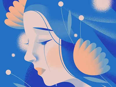 Lost Souls illustration texture vector