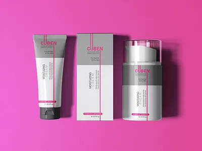 Skin Cream Packaging Design | package_byte 3d box box design box template branding cosmetic packaging creative box illustration label design package design packaging mockup skin cream label vector