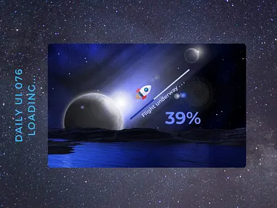 Daily UI 076 loading colorful daily ui 076 dailyui loading loading bar space web design webdesign
