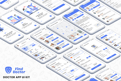 Book Doctor Appointment App Ui Kit app book appointment clinic doctor app doctor appointment medical doctor ui kit
