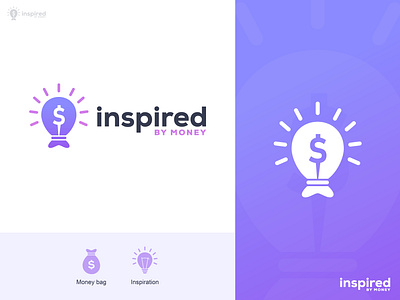 Inspired by Money - Logo Design Branding agency app logo bank logo best logo brand branding identity branding clever smart modern creative logo design design studio graphic design designer idea inspiration logo logo design logo designer mark logomark brandmark money logo non profit vector