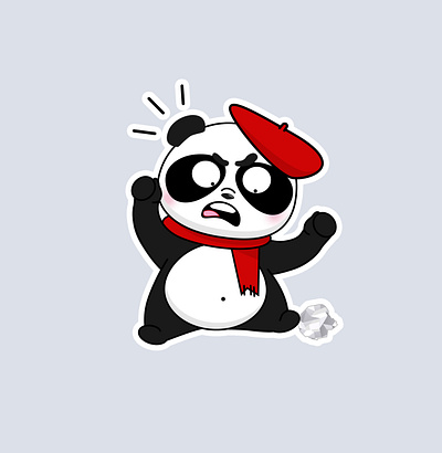 Panda_3 2d character character design creative design illustration vector дизайн иллюстрация характер