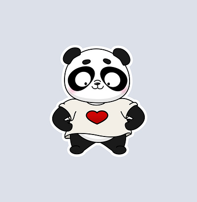 Panda_2 2d character character design creative design illustration vector дизайн иллюстрация характер