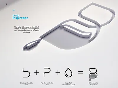 black pool branding design graphic logo mockup