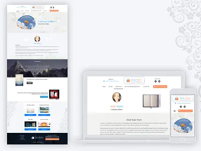 Suzie Myers: Website Design webdesign website website concept