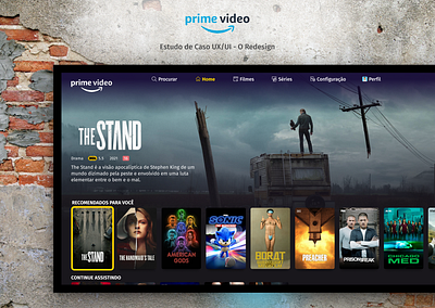 Como melhorei a experiência da Amazon Prime Video amazon amazon prime video netflix prime video redesign streaming tv ux