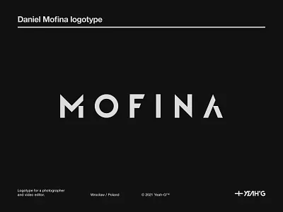 Daniel Mofina logotype brand identity branding branding concept branding design custom type geometric less is more logo logo design logodesign logos logotype logotype design logotype designer photographer photography type design typeface typography