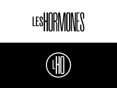 Les Hormones blog brand mark branding design icon logo logo design minimal typography woman