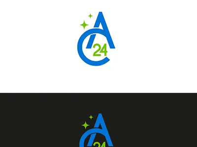 Ales clean 24 logo cleaning cleaning logo lettermark logo logo design monogram logo sparkle logo