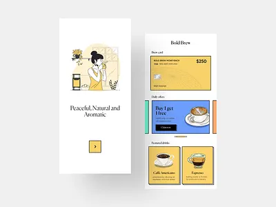 Bold Brew coffee coffee sop coffeeshop mobile online store