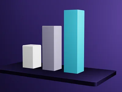Bar 3d modeling icon