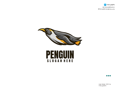 Penguin Mascot Logo branding design icon illustration logo logo design logotype vector