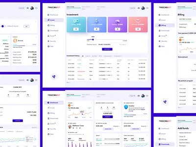 Personal area all blockchain clean design crypto exchange crypto trading crypto wallet dashboard interface investment nft services ui user experience ux web design