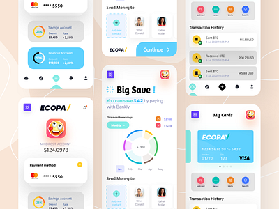 Banking app app interface interfaces minimal mobile mobile app mobile app design pay payment payment app ui ui design ui ux design uiux ux wallet