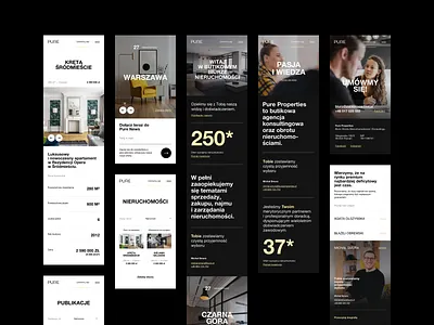 PP - mobile design agency black bold clean flat helvetica interior iphone jakobsze michal minimalistic mobile numbers people portrait realestate simple typo unikat white