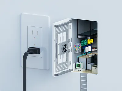 Secret Room of the Plug 01 magicavoxel voxel art