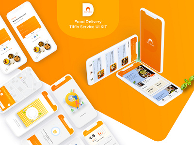 Food Delivery Mobile Application android app application design design ios app design login screen logo lunch menu design mobile app mockups design product design service app splash page tiffin user experience ux walkthrough screen