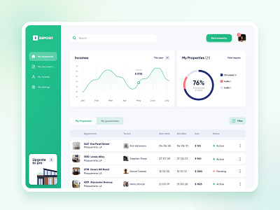 Invoice Factoring Trading Platform app clean crm dashboad design finance flat minimal real estate ui ux web