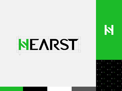 Logo Design for Hearst 2d 2d logo brand branding crypto crypto currency design digital digital art graphic design green identity branding illustration logo minimal mining modern vector wordmark