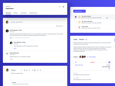 XSpot - Modals attachments b2b saas b2b software b2b tool comments web component design components crm saas form web modal box modal design saas components saas modals sales automation sales management tool sales saas sales software salesforce text editing upload component