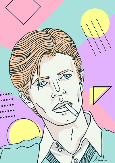The Thin White Duke illustration illustration art illustration design visual visualdesign