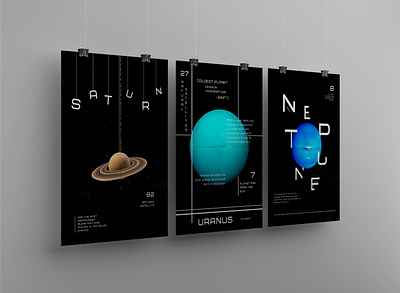 Space posters design font fonts poligraphy poster space style typography