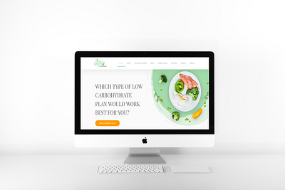 The keto Nutritionist design illustration webdesign webdevelopment