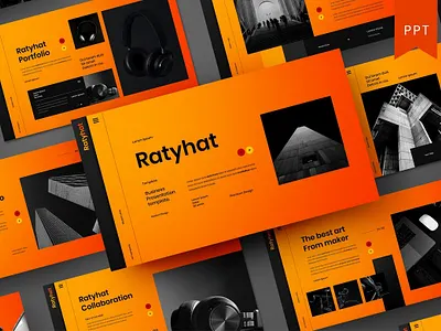 Ratyhat Multipurpose Template clean colorful company corporate google slides keynote modern multipurpose multipurpose template photography pitchdeck portfolio powerpoint presentation studio template unique web design web development website