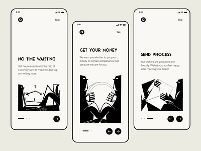 ONBOARDING SCREENS app app design design ios app design mobile onboarding ui walkthrough welcome screen