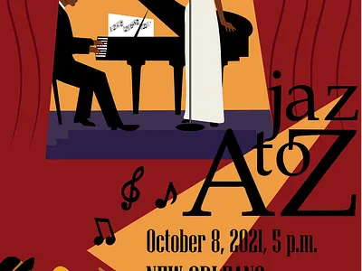 Jazz festival poster design