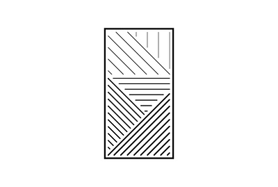 Minimal Rectangle design geometric illustration linework minimal