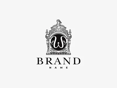 Vintage Letter W Logo branding design illustration logo vector