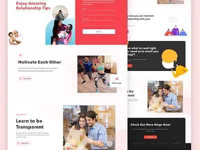 sparknow blog Page design typography ui ux web webapp design