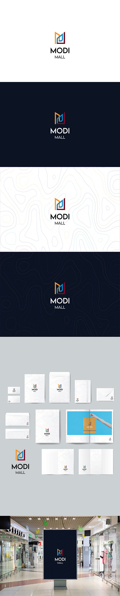 Modi Mall - Logo branding design logo minimal