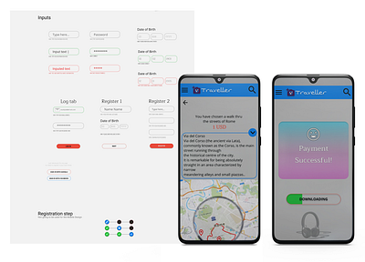 Inputs - Design System app design photoshop ui