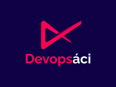 Devopsaci logo brand design brand identity branding clean devops grapic design illustrator illustrators logo logodesign logomark logos logotype minimal tech