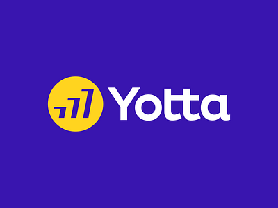 Yotta Logo Design app appicon brand branding clever creative design finance fintech icon identity logo logodesign logotype mark modern software startup symbol tech