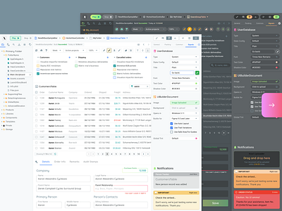 Figma Dashboard UI kit - Material design for web apps app dark dashboard data design design system desktop figma grid material table templates ui ui kit web