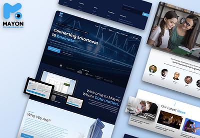 Mayon Website Design concept concept estonia simplicity technologies uiux website design
