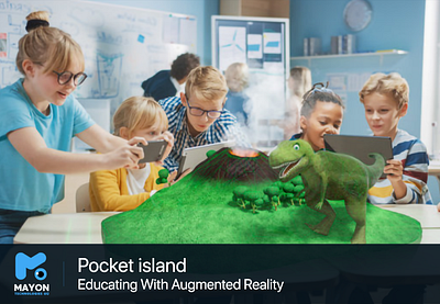 Pocket Island - AR App for Education augmented reality development graphicdesign